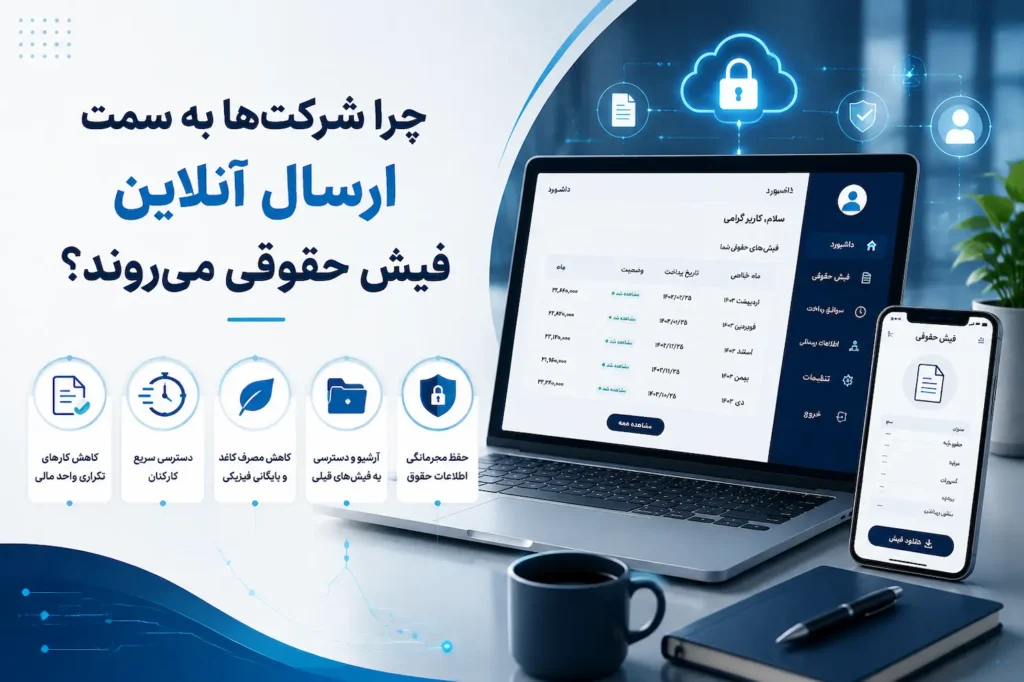 چرا شرکتها به سمت ارسال آنلاین فیش حقوقی میروند؟